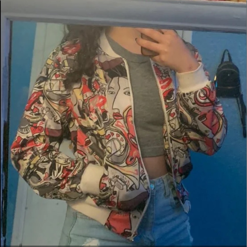 artsy pablo picasso zip up hoodie